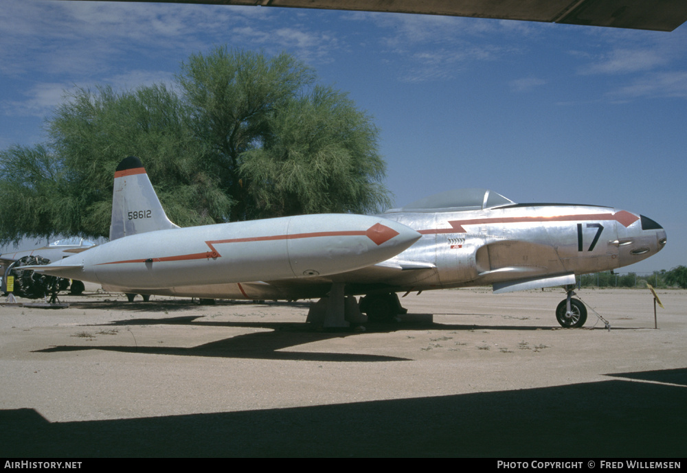 Aircraft Photo of 45-8612 / 58612 | Lockheed P-80B Shooting Star | USA - Air Force | AirHistory.net #192295