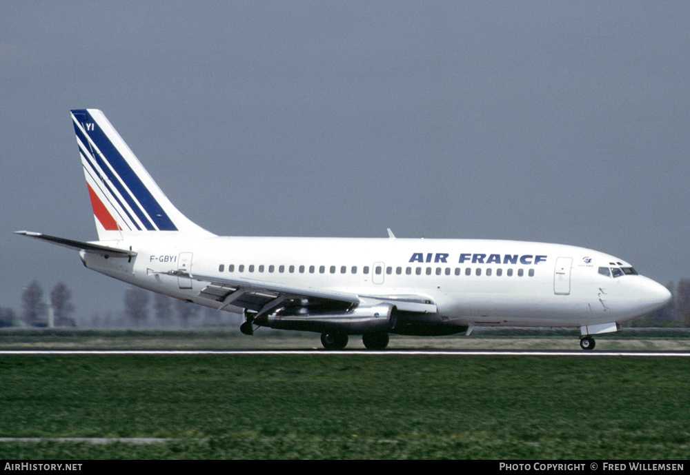 Aircraft Photo of F-GBYI | Boeing 737-228/Adv | Air France | AirHistory.net #192303