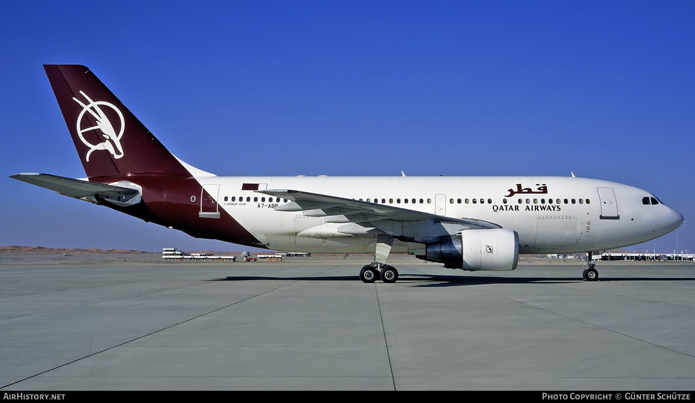 Aircraft Photo of A7-ABB | Airbus A310-322 | Qatar Airways | AirHistory.net #192322