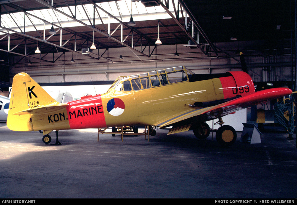 Aircraft Photo of 099 | North American UT-6 Harvard (AT-16) | Netherlands - Navy | AirHistory.net #192323