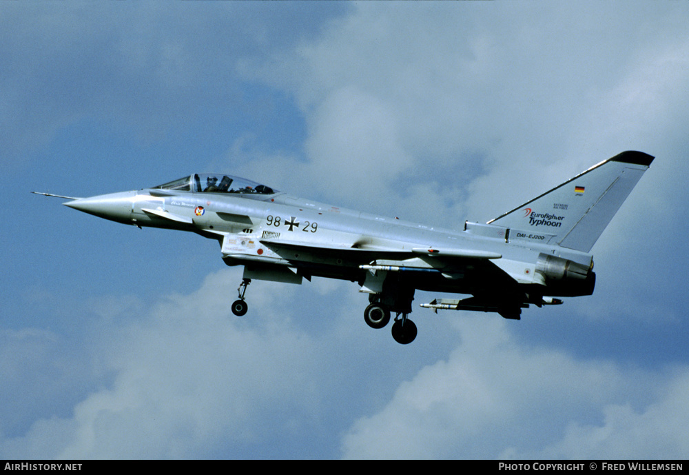 Aircraft Photo of 9829 | Eurofighter EF-2000 Typhoon S | Germany - Air Force | AirHistory.net #192324