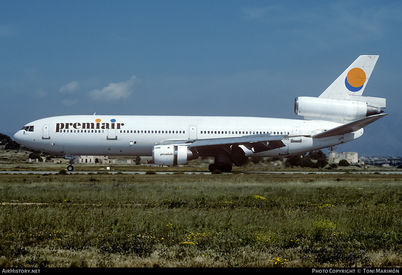 Aircraft Photo of SE-DHS | McDonnell Douglas DC-10-10 | Premiair | AirHistory.net #192362