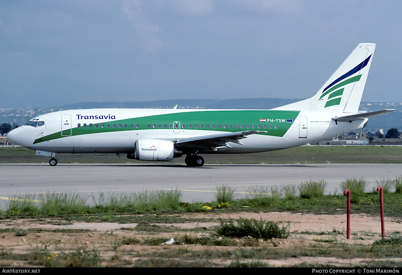 Aircraft Photo of PH-TSW | Boeing 737-3L9 | Transavia | AirHistory.net #192363