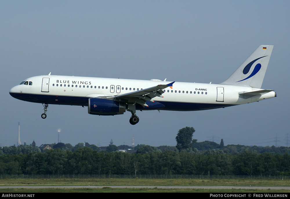 Aircraft Photo of D-ANNC | Airbus A320-232 | Blue Wings | AirHistory.net #192389