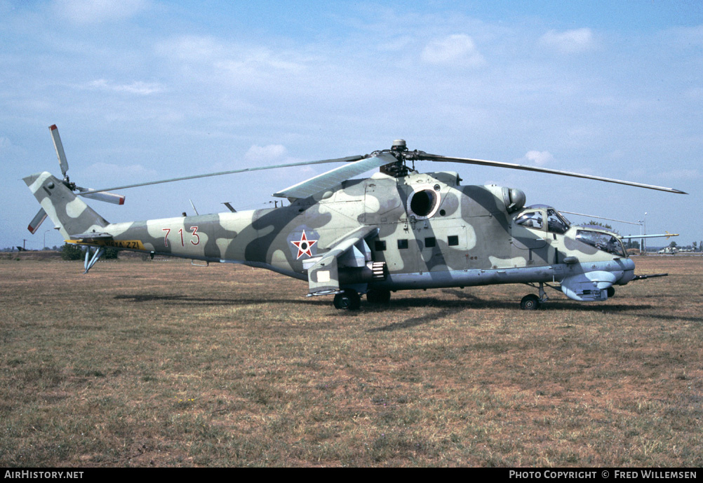 Aircraft Photo of 713 | Mil Mi-24V | Hungary - Air Force | AirHistory.net #192411