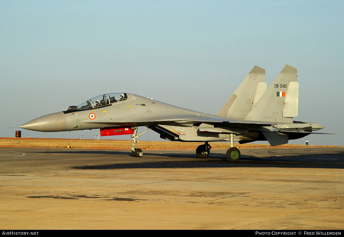 Aircraft Photo of SB040 | Sukhoi Su-30MKI | India - Air Force | AirHistory.net #192426