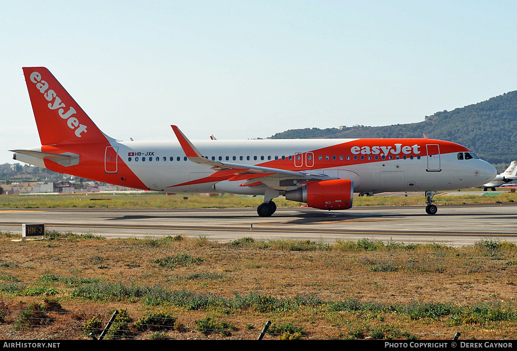 Aircraft Photo of HB-JXK | Airbus A320-214 | EasyJet | AirHistory.net #192435