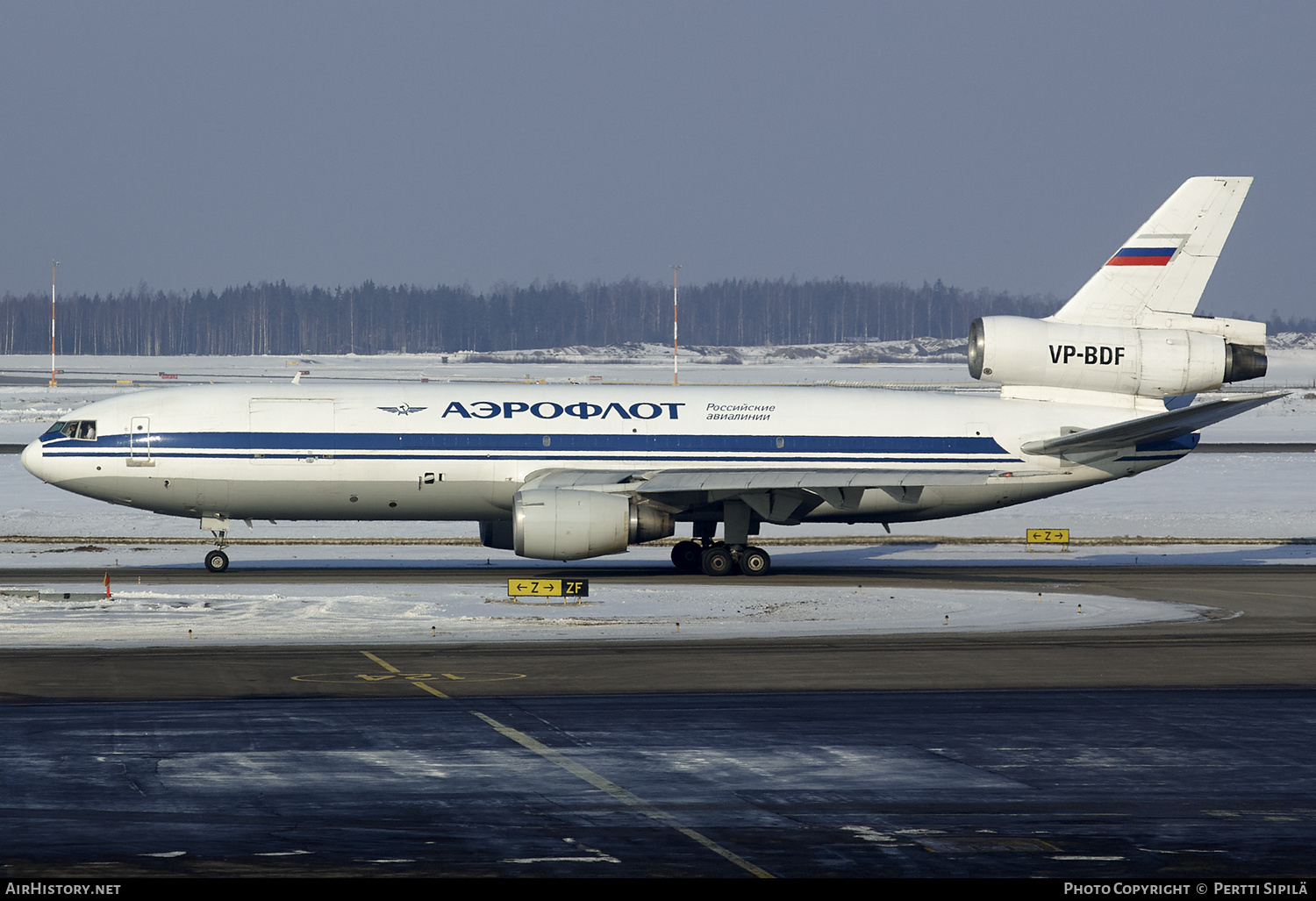 Aircraft Photo of VP-BDF | McDonnell Douglas DC-10-40(F) | Aeroflot - Russian Airlines | AirHistory.net #192437