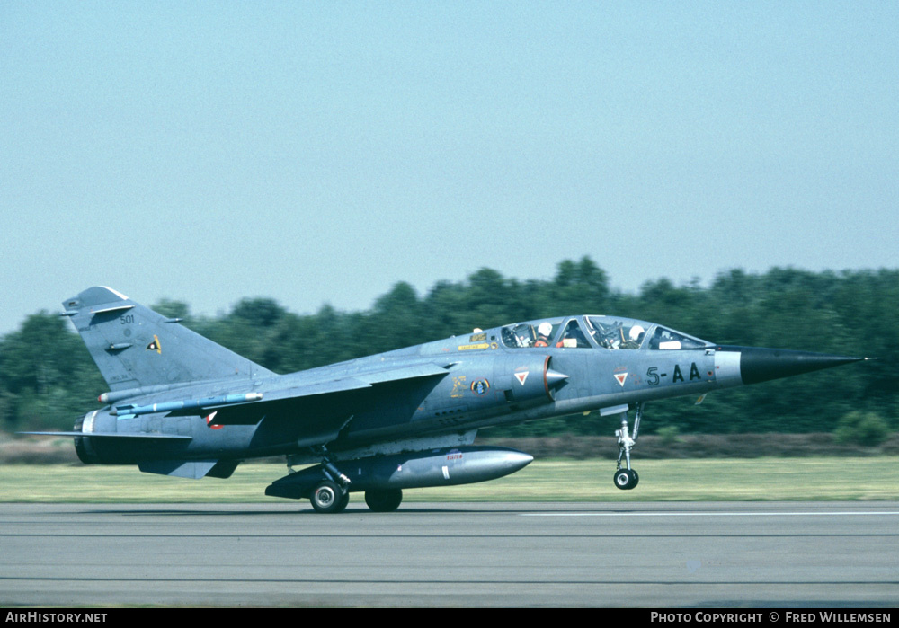 Aircraft Photo of 501 | Dassault Mirage F1B | France - Air Force | AirHistory.net #192443