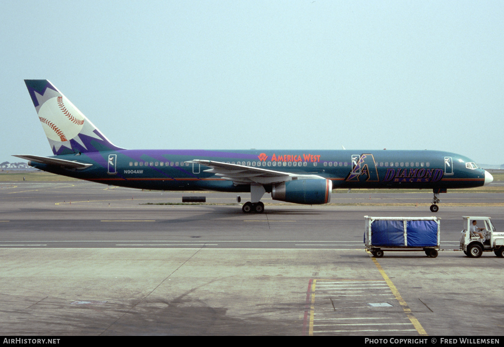 Aircraft Photo of N904AW | Boeing 757-2S7 | America West Airlines | AirHistory.net #192486