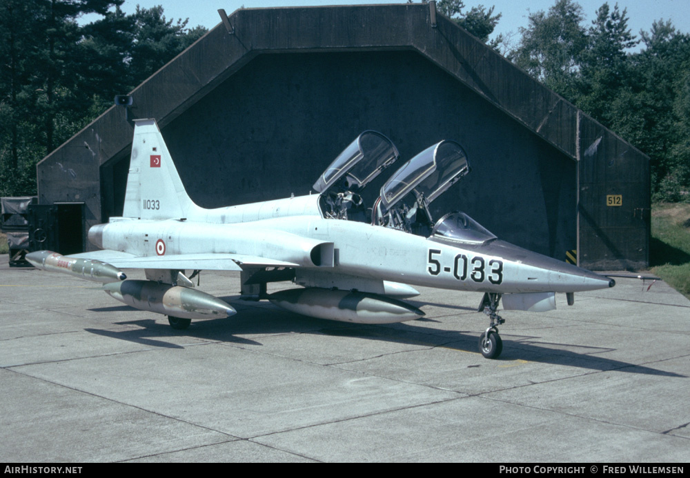 Aircraft Photo of 71-1033 | Northrop F-5B Freedom Fighter | Turkey - Air Force | AirHistory.net #192489