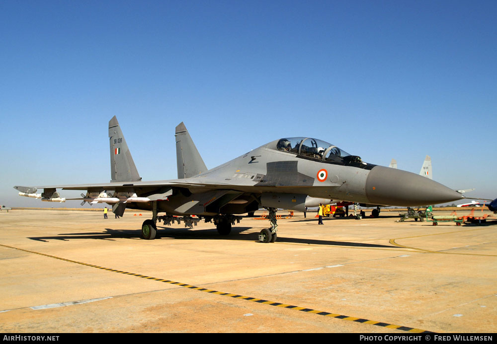 Aircraft Photo of SB036 | Sukhoi Su-30MKI | India - Air Force | AirHistory.net #192493