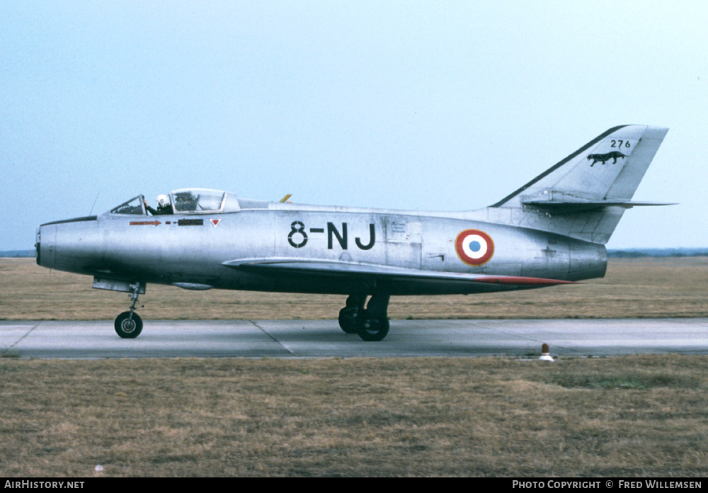 Aircraft Photo of 276 | Dassault MD-454 Mystere IV A | France - Air Force | AirHistory.net #192497