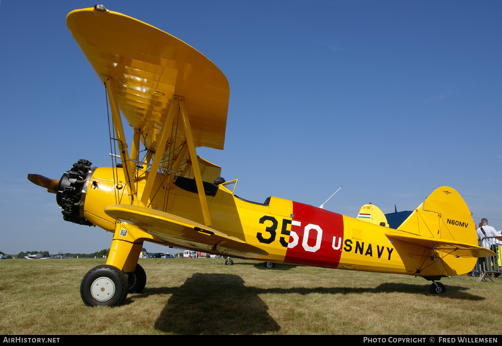 Aircraft Photo of N60MV | Boeing N2S-5 Kaydet (E75) | USA - Navy | AirHistory.net #192506