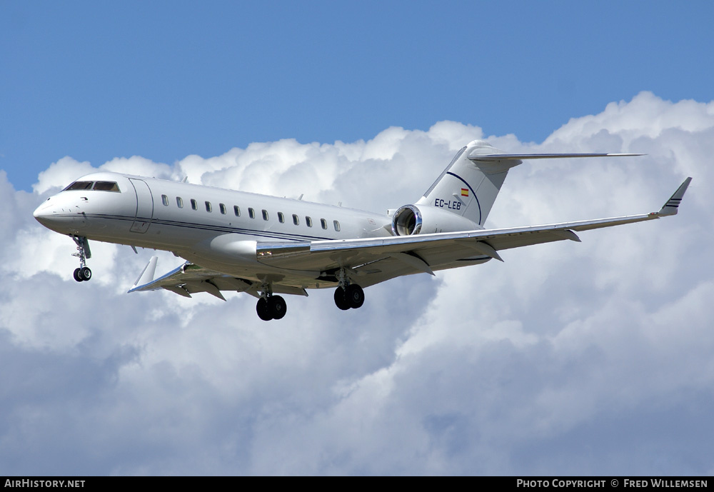 Aircraft Photo of EC-LEB | Bombardier Global Express (BD-700-1A10) | TAG Aviation | AirHistory.net #192508