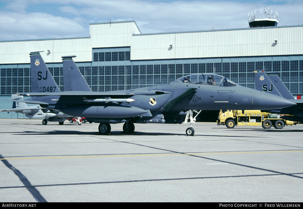 Aircraft Photo of 89-0487 / AF89-0487 | McDonnell Douglas F-15E Strike Eagle | USA - Air Force | AirHistory.net #192519