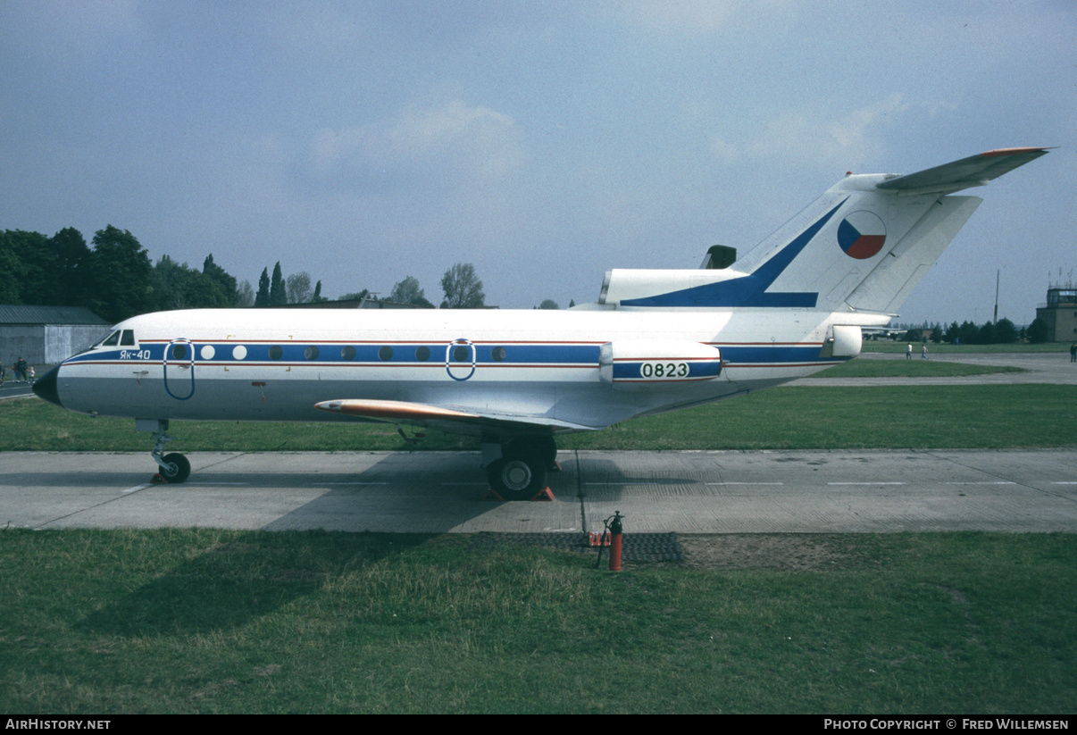 Aircraft Photo of 0823 | Yakovlev Yak-40 | Czechoslovakia - Air Force | AirHistory.net #192522
