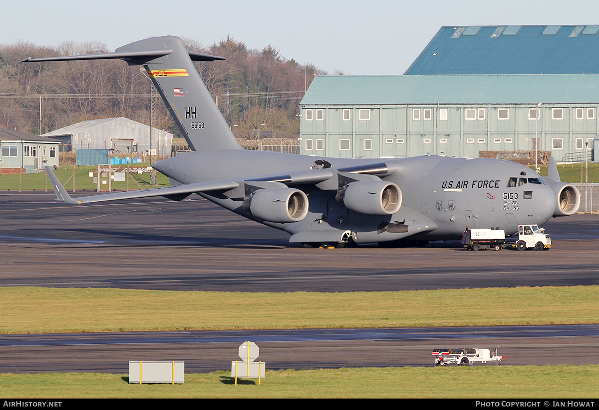 Aircraft Photo of 05-5153 / 55153 | Boeing C-17A Globemaster III | USA - Air Force | AirHistory.net #192538
