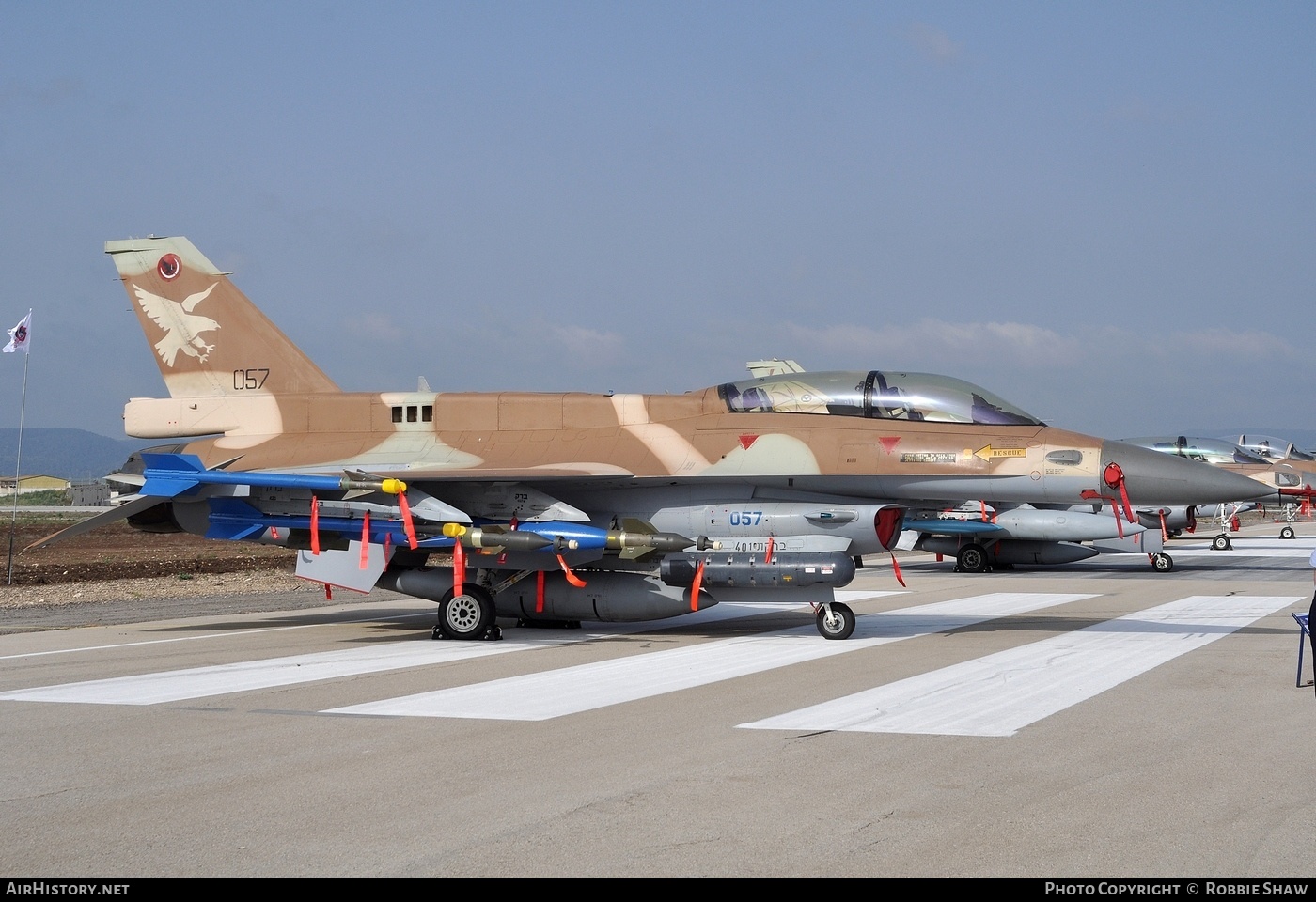 Aircraft Photo of 057 | General Dynamics F-16D Fighting Falcon | Israel - Air Force | AirHistory.net #192539