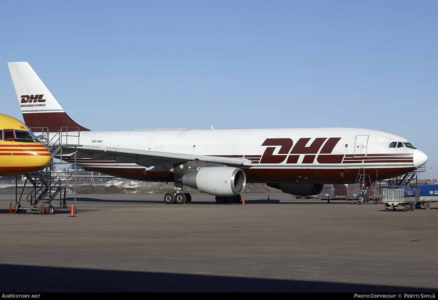 Aircraft Photo of OO-DLY | Airbus A300B4-203(F) | DHL Worldwide Express | AirHistory.net #192584