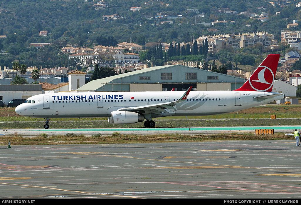 Aircraft Photo of TC-JSY | Airbus A321-231 | Turkish Airlines | AirHistory.net #192588