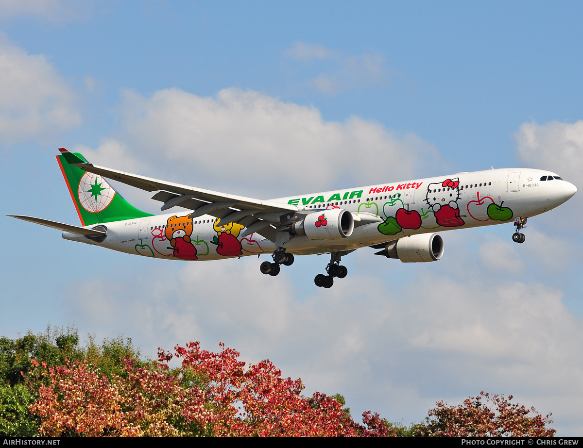 Aircraft Photo of B-16332 | Airbus A330-302 | EVA Air | AirHistory.net #192608