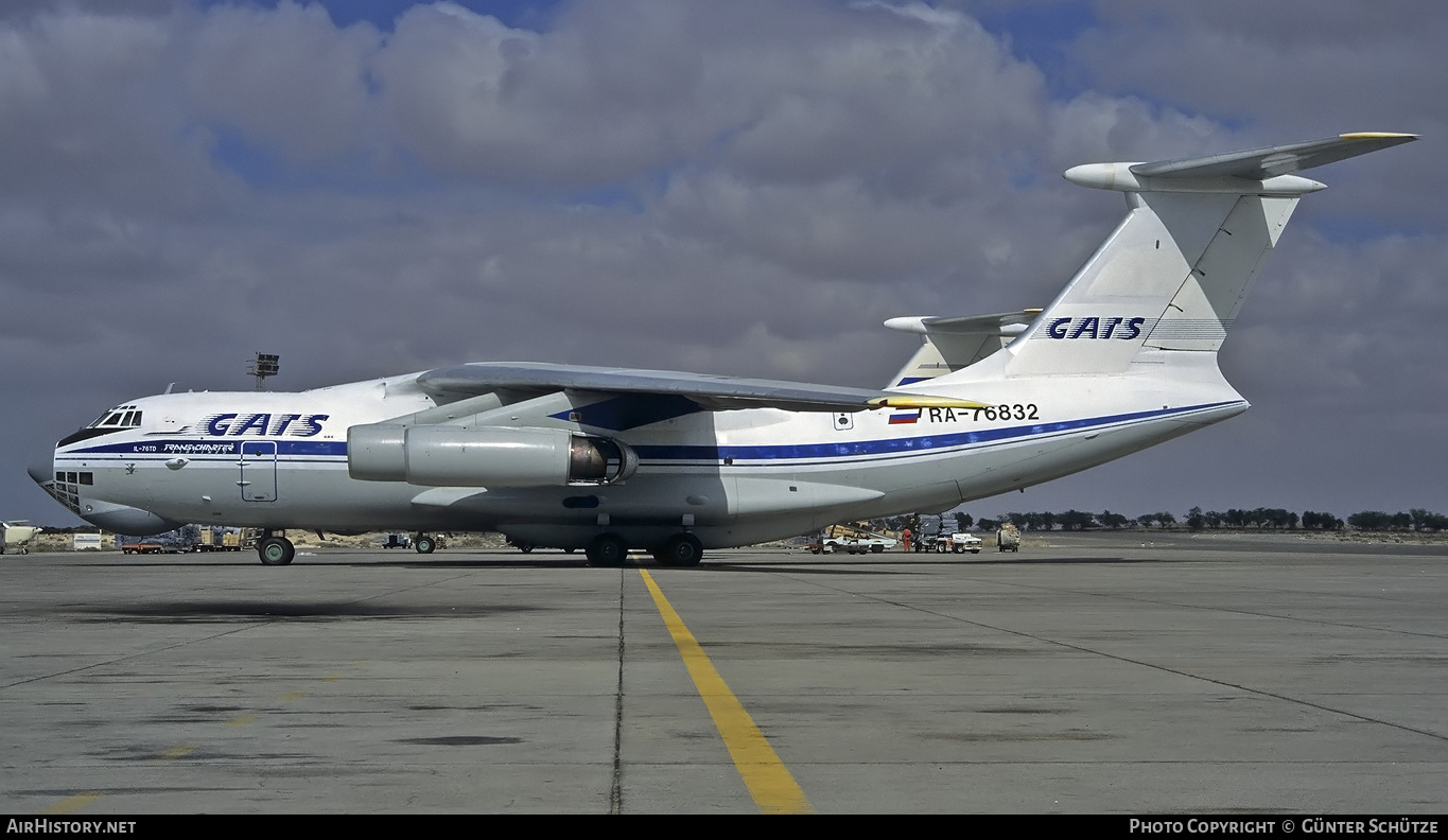 Aircraft Photo of RA-76832 | Ilyushin Il-76TD | GATS Airlines - Gulf Aviation Technology & Services | AirHistory.net #192616