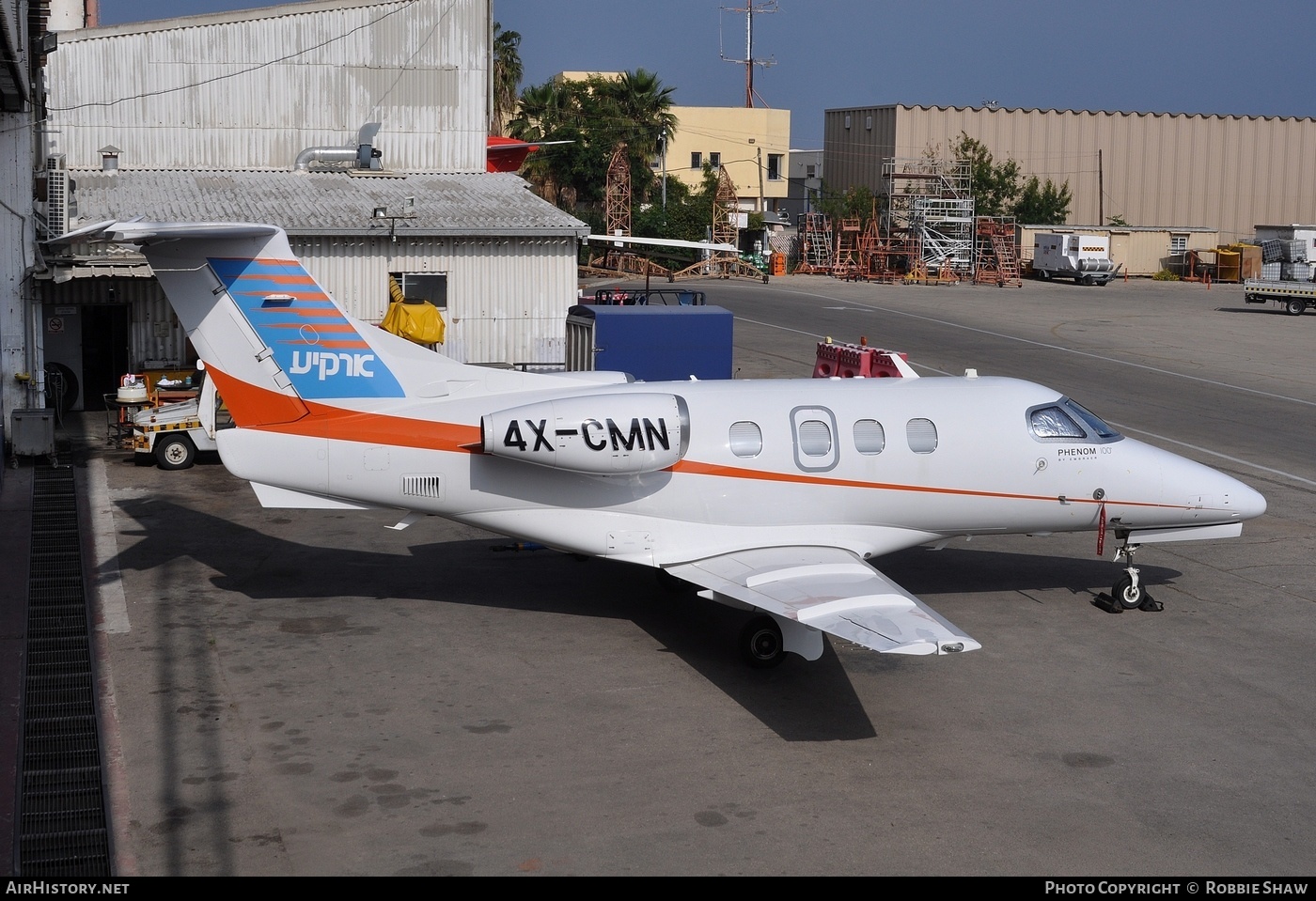 Aircraft Photo of 4X-CMN | Embraer EMB-500 Phenom 100 | Arkia Israeli Airlines | AirHistory.net #192621