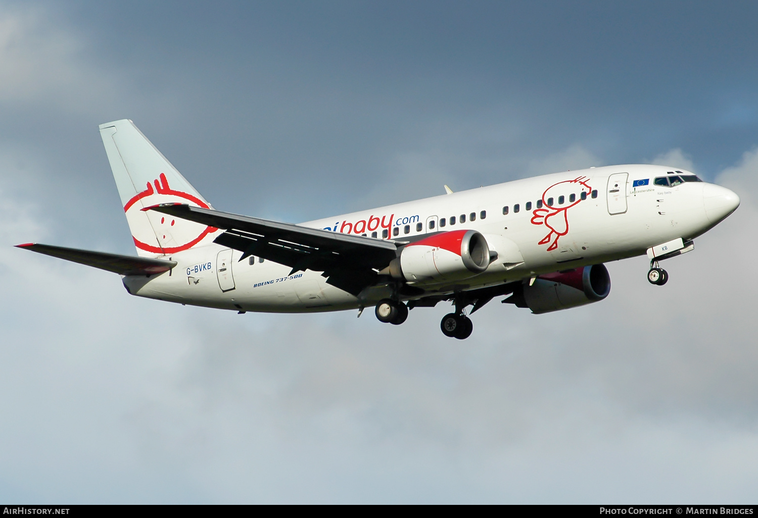 Aircraft Photo of G-BVKB | Boeing 737-59D | Bmibaby | AirHistory.net #192633