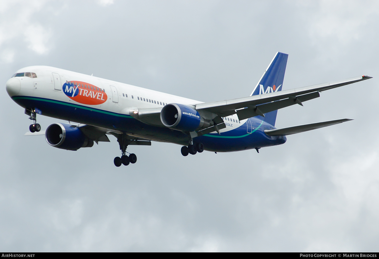 Aircraft Photo of G-DAJC | Boeing 767-31K/ER | MyTravel Airways | AirHistory.net #192635