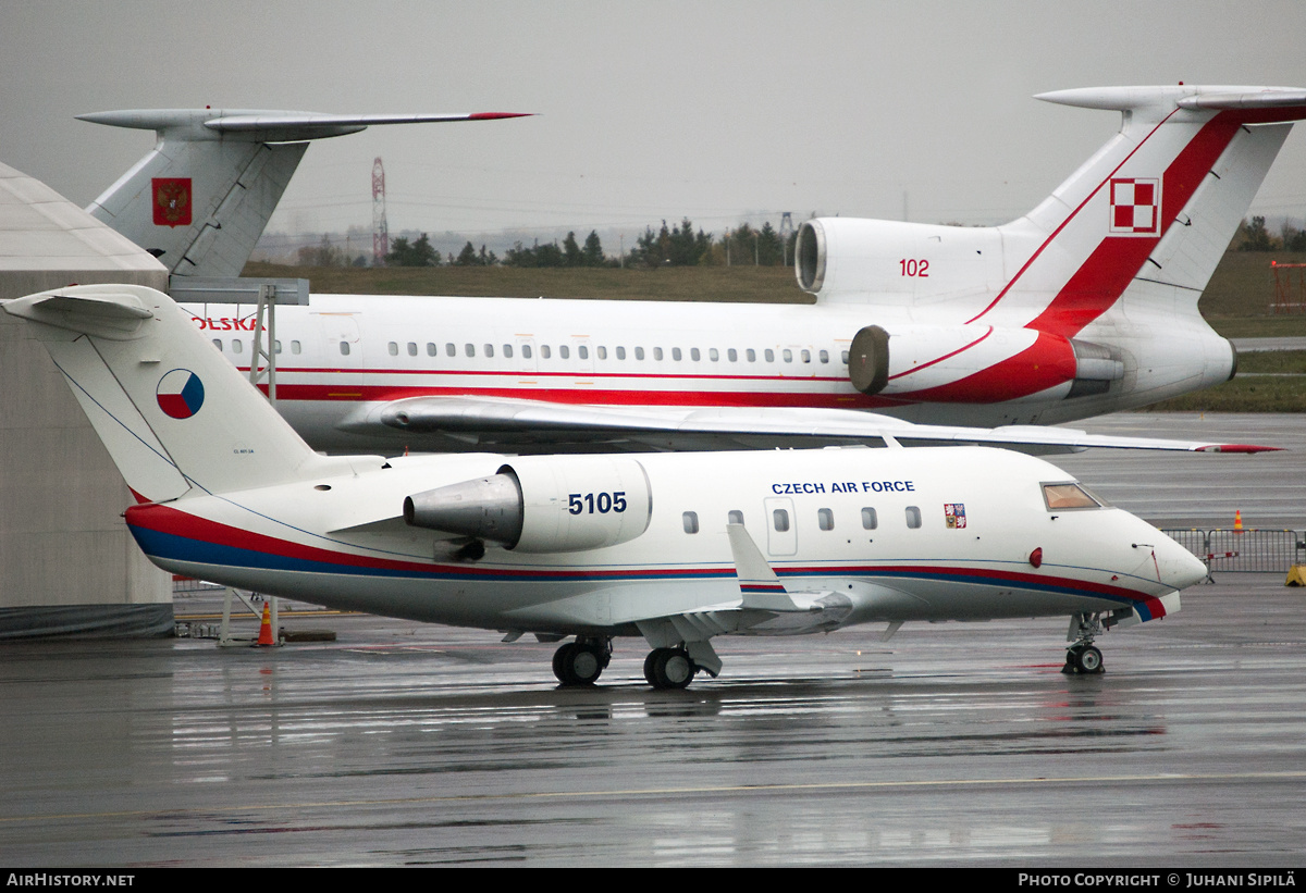 Aircraft Photo of 5105 | Canadair Challenger 601-3A (CL-600-2B16) | Czechia - Air Force | AirHistory.net #192642