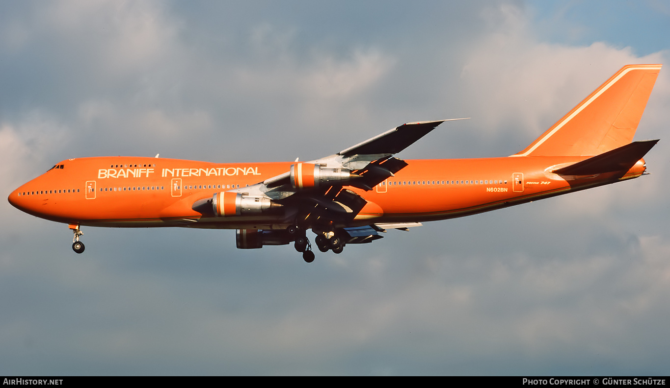 Aircraft Photo of N602BN | Boeing 747-227B | Braniff International Airways | AirHistory.net #192643