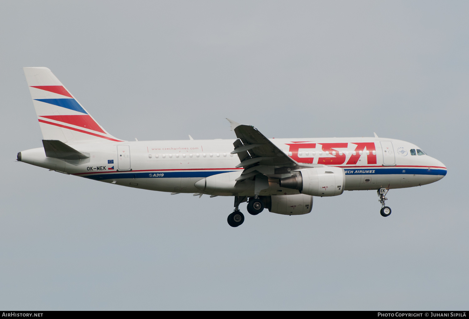 Aircraft Photo of OK-MEK | Airbus A319-112 | ČSA - Czech Airlines | AirHistory.net #192647