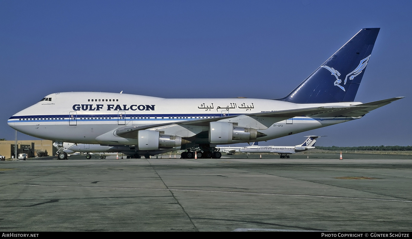 Aircraft Photo of 5Y-GFD | Boeing 747SP-09 | Air Gulf Falcon | AirHistory.net #192648