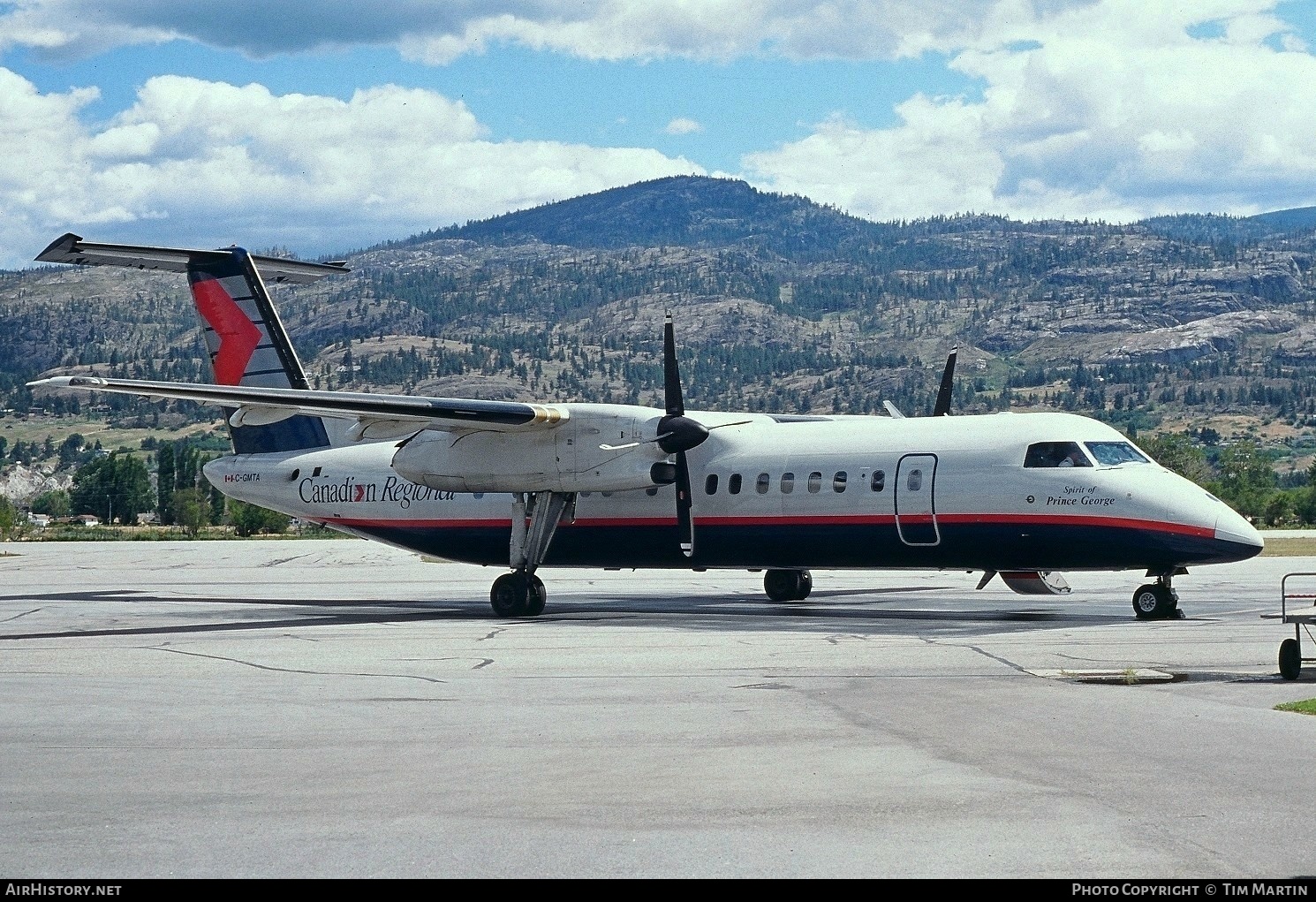 Aircraft Photo of C-GMTA | De Havilland Canada DHC-8-301 Dash 8 | Canadian Regional Airlines | AirHistory.net #192650
