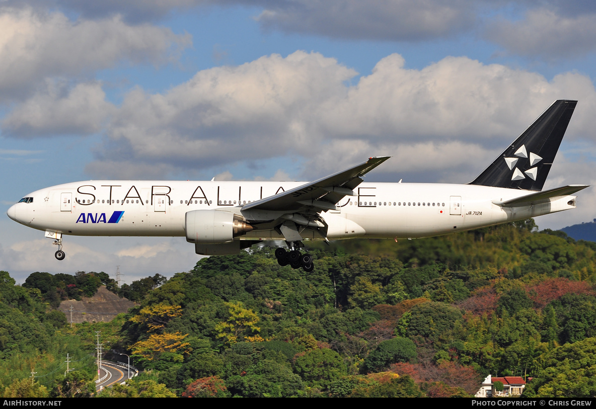 Aircraft Photo of JA712A | Boeing 777-281 | All Nippon Airways - ANA | AirHistory.net #192671