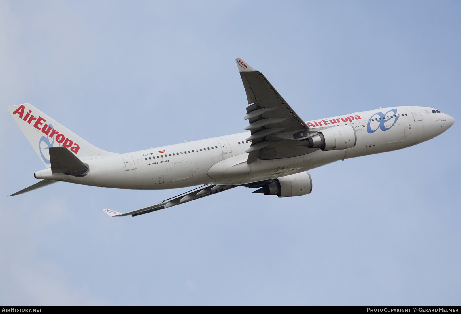 Aircraft Photo of EC-JZL | Airbus A330-203 | Air Europa | AirHistory.net #192682