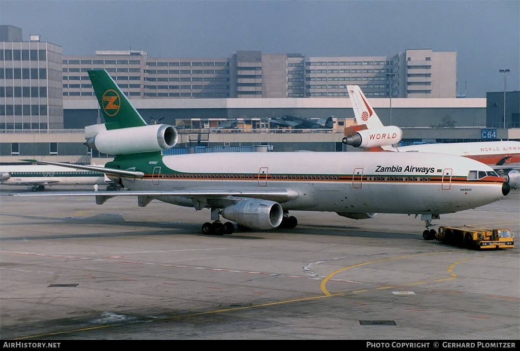 Aircraft Photo of N3016Z | McDonnell Douglas DC-10-30 | Zambia Airways | AirHistory.net #192703