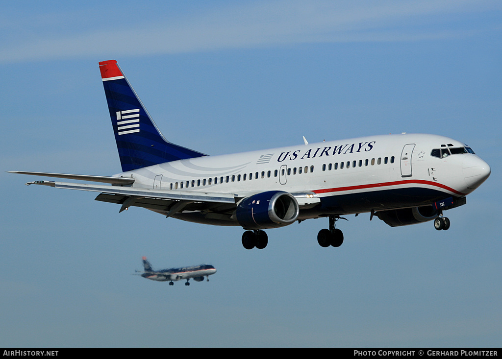 Aircraft Photo of N322AW | Boeing 737-3G7 | US Airways | AirHistory.net #192705