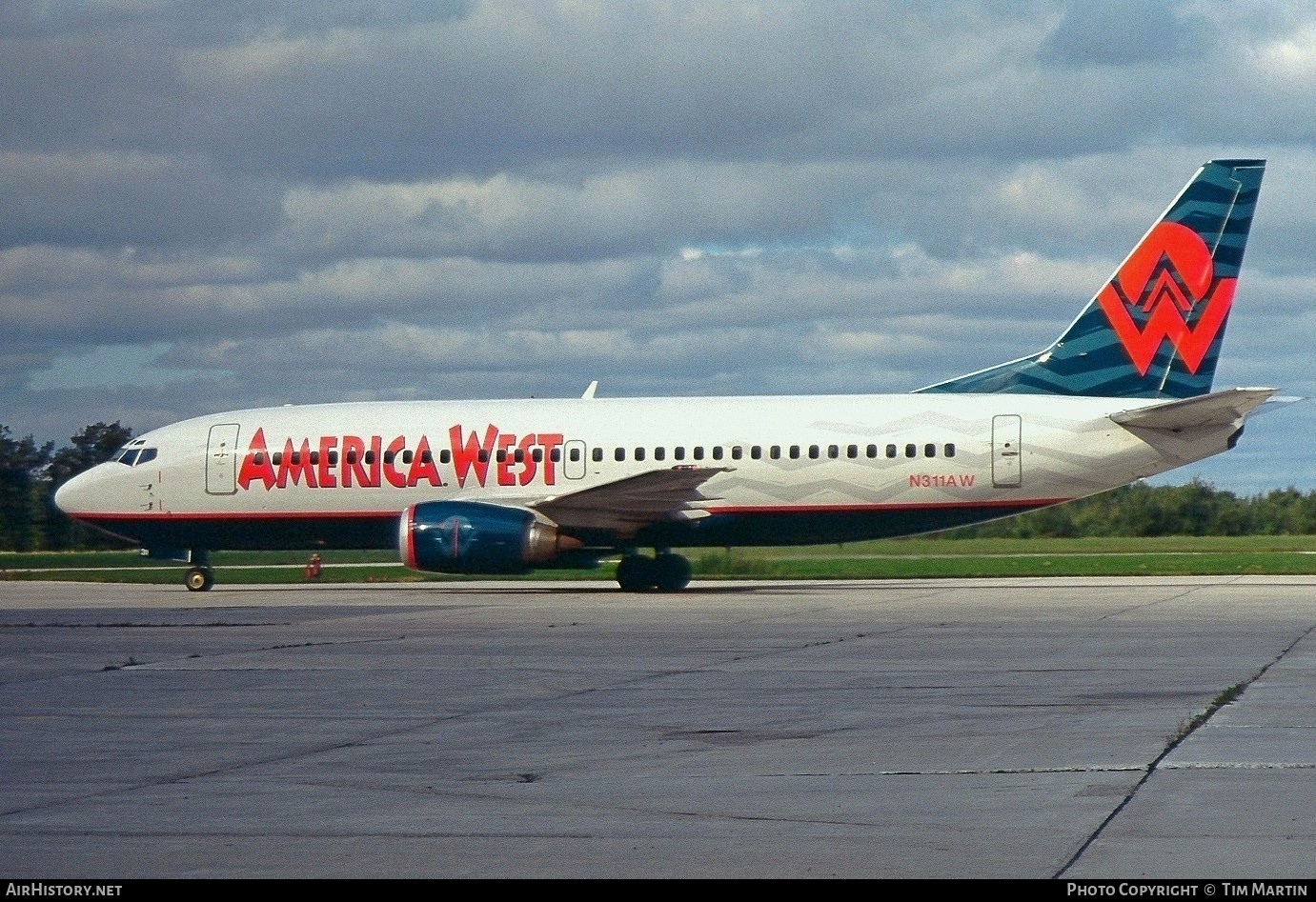 Aircraft Photo of N311AW | Boeing 737-3G7 | America West Airlines | AirHistory.net #192727