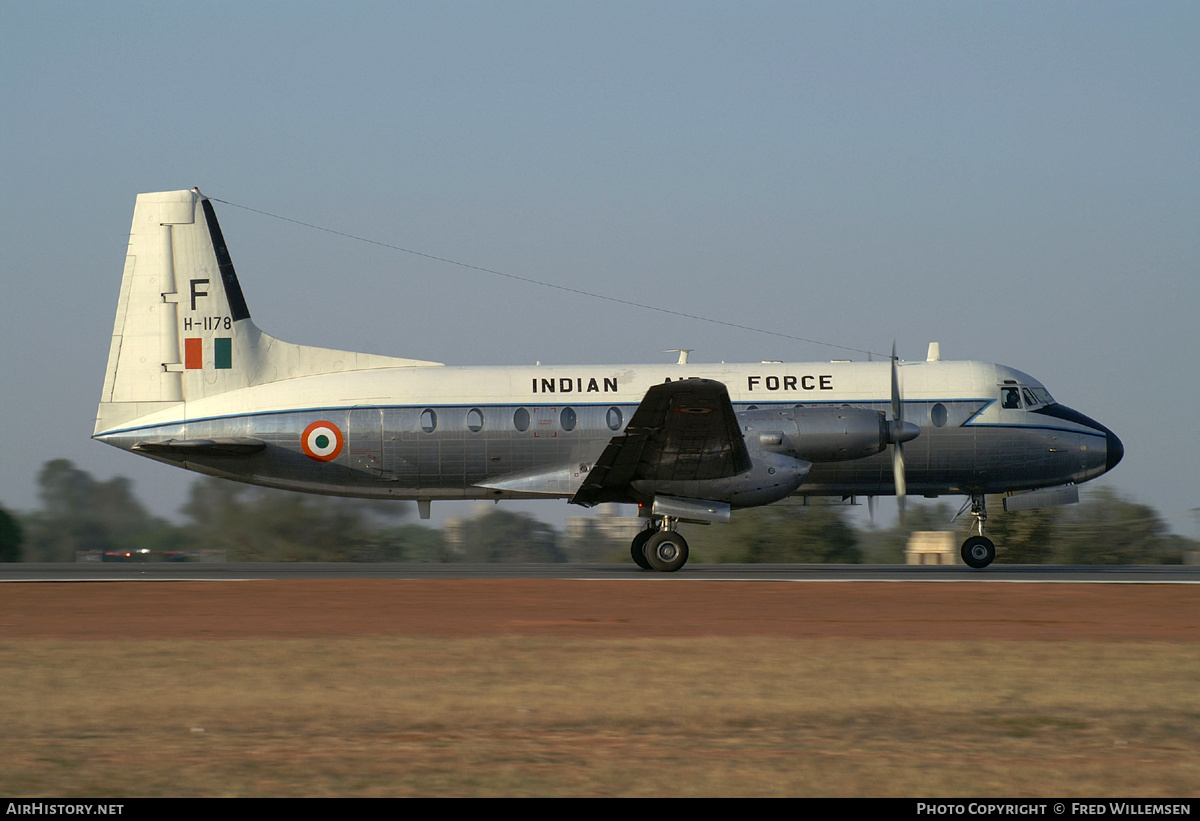 Aircraft Photo of H-1178 | Hindustan HAL-748 Srs2/218 | India - Air Force | AirHistory.net #192791
