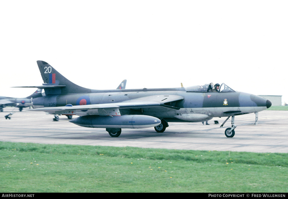 Aircraft Photo of XG152 | Hawker Hunter F6A | UK - Air Force | AirHistory.net #192797