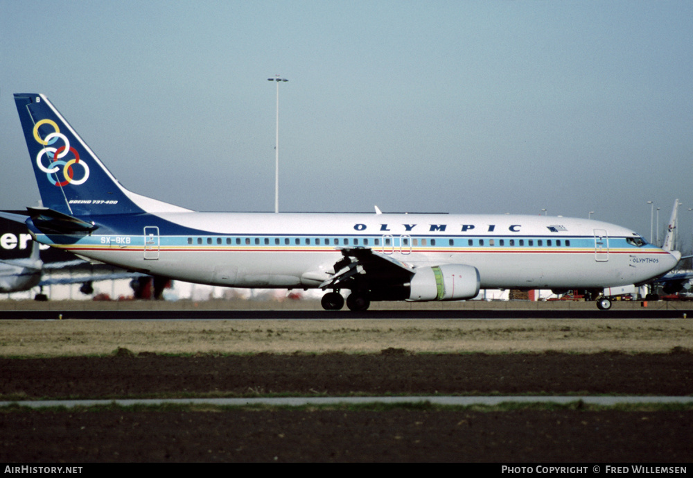 Aircraft Photo of SX-BKB | Boeing 737-484 | Olympic | AirHistory.net #192803