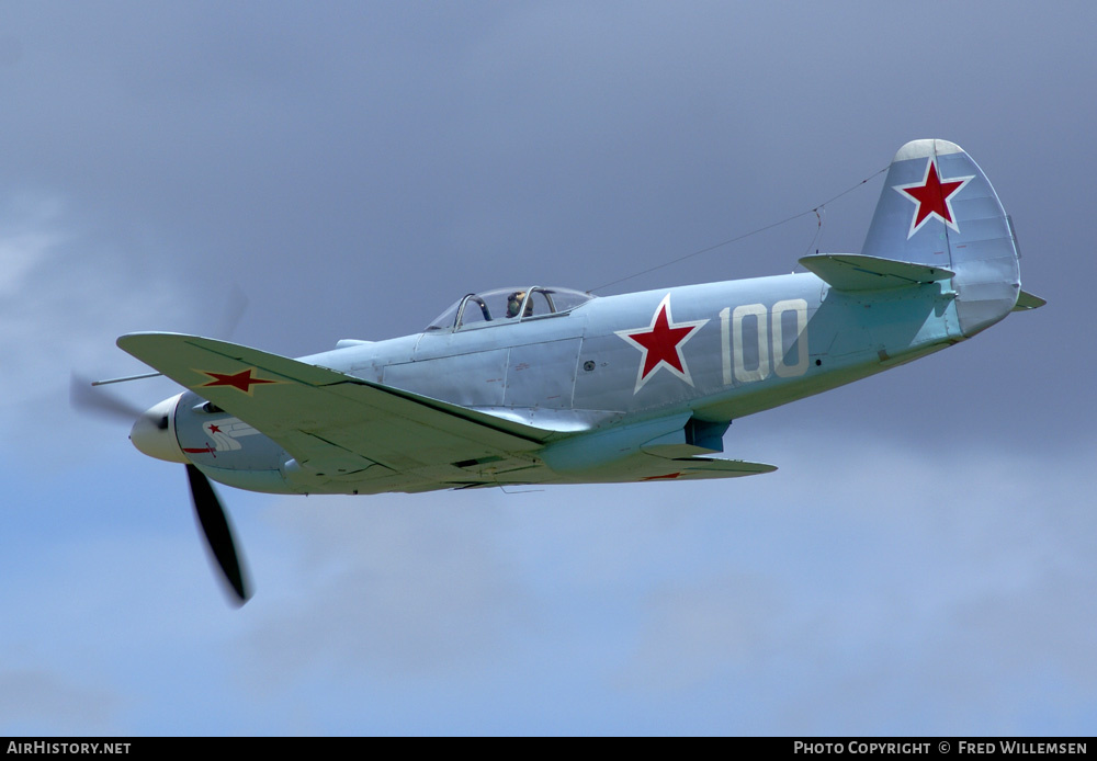 Aircraft Photo of G-CGXG / 100 white | Yakovlev Yak-3UA | Soviet Union - Air Force | AirHistory.net #192811