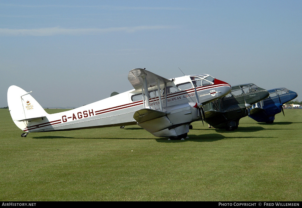 Aircraft Photo of G-AGSH | De Havilland D.H. 89A Dragon Rapide | BEA - British European Airways | AirHistory.net #192825