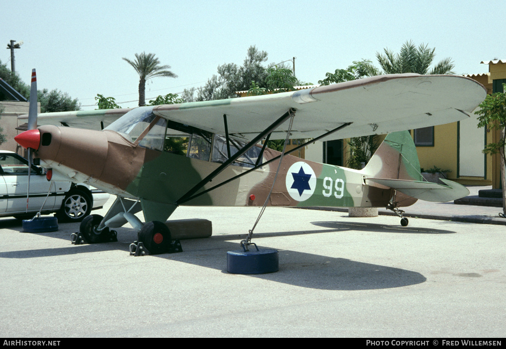 Aircraft Photo of 99 | Piper PA-18 Super Cub | Israel - Air Force | AirHistory.net #192833