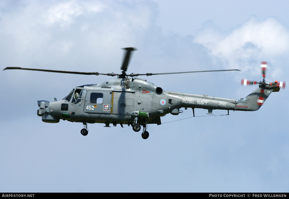 Aircraft Photo of ZF562 | Westland WG-13 Lynx HMA8DSP | UK - Navy | AirHistory.net #192841