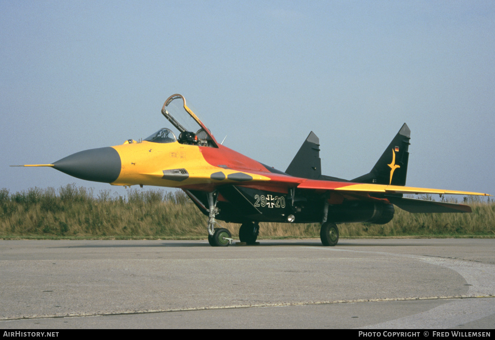 Aircraft Photo of 2920 | Mikoyan-Gurevich MiG-29G (9-12A) | Germany - Air Force | AirHistory.net #192852