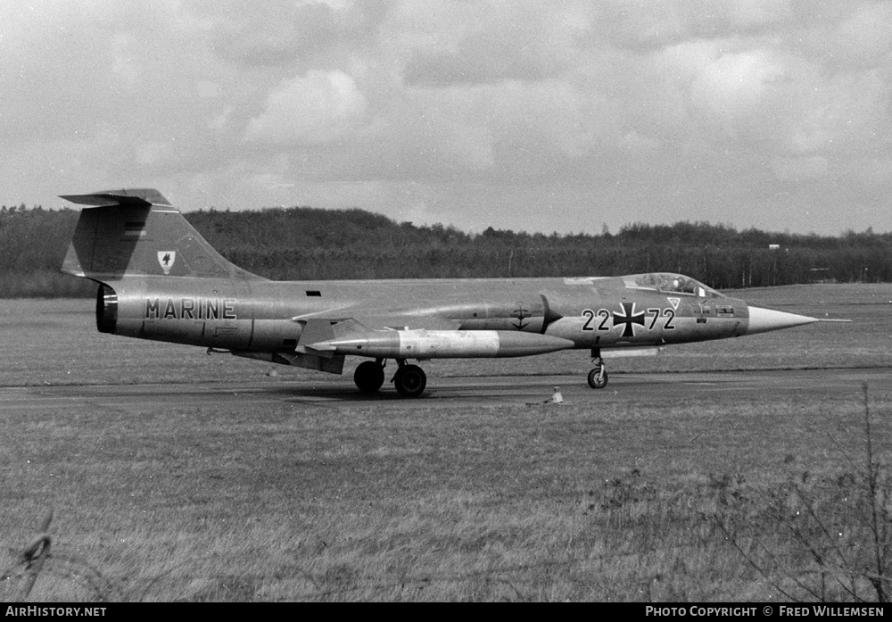 Aircraft Photo of 2272 | Lockheed F-104G Starfighter | Germany - Navy | AirHistory.net #192861