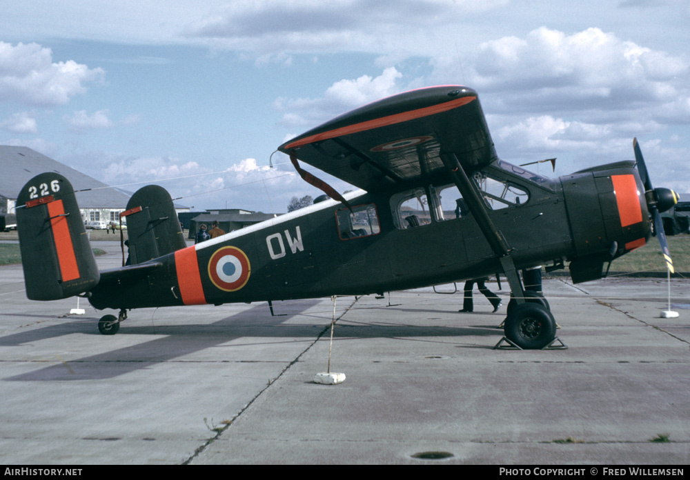 Aircraft Photo of 226 | Max Holste MH.1521M Broussard | France - Air Force | AirHistory.net #192862